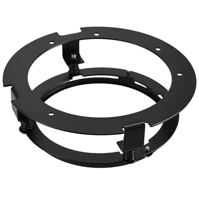5.75" Round Headlight Headlamp Mounting Ring Bracket Holder Adapter for Motorcycle Black