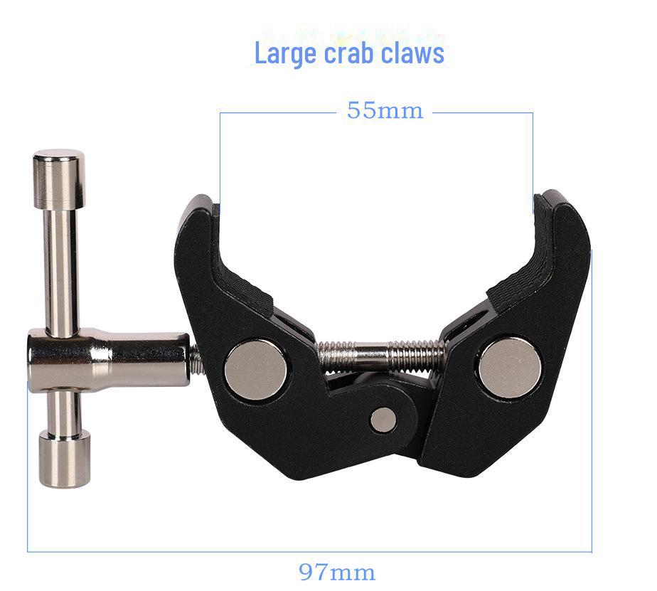 Wielofunkcyjny zacisk kraba ze stopu aluminium do bezpiecznego mocowania metalu i monitora