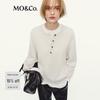 MO&Co. Wool Blend Round Neck Sweater