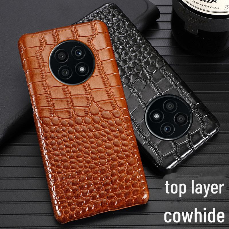 

Honor X20/X20SE Crocodile Belly Pattern Leather Case for X10Max Honor X30i чорний