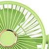 Portable Clip on Fan Desktop Adjustable Head Lightweight with Night Light Mini Desk for Golf