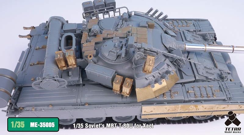 Tetra Model ME Series Russian Tank Plastic Model Parts ME3505 1/35 T-80U (XA)