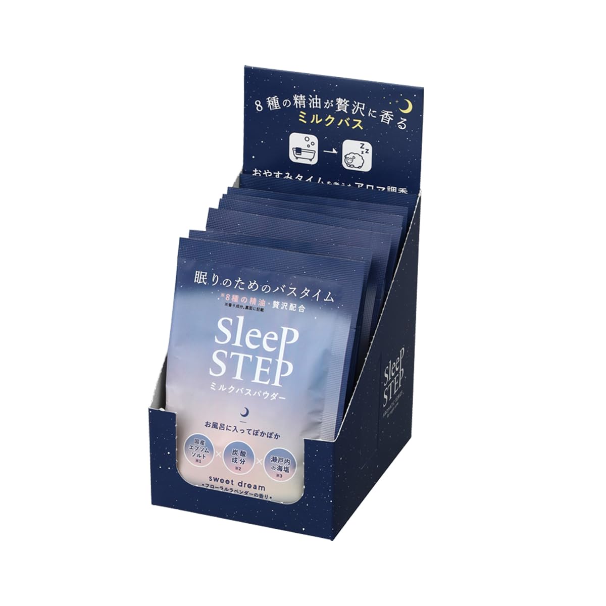 

Sleep Step Milk Bath Powder Sweet Dream 10-pack