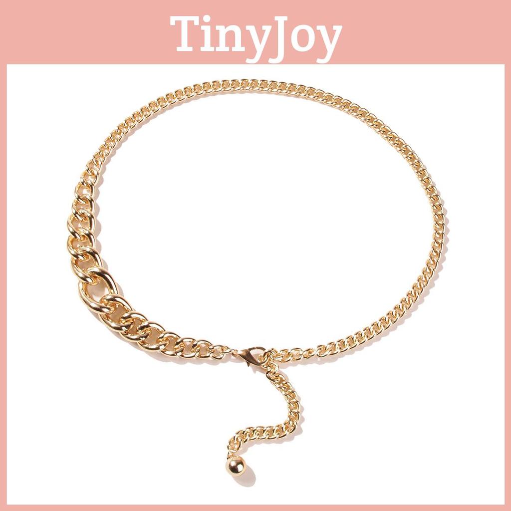 Womens Metal Waist Chain With Unique Aluminum Links For Modern Streetwear