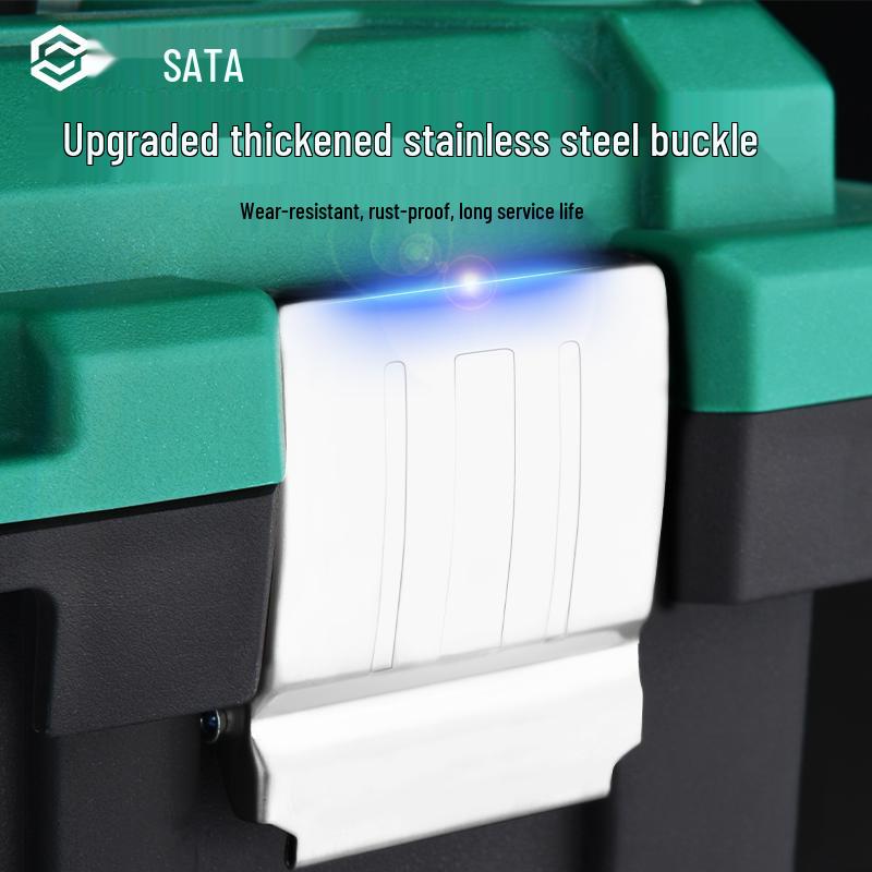Handheld Plastic Storage Box for Tools: Household, Industrial, and Automotive Use