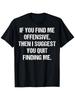 Plus Size, Generation X If You Think I'M Offensive, Don'T Mess with Me T-Shirt - Unique Round-Neck Short-Sleeve, Comfo