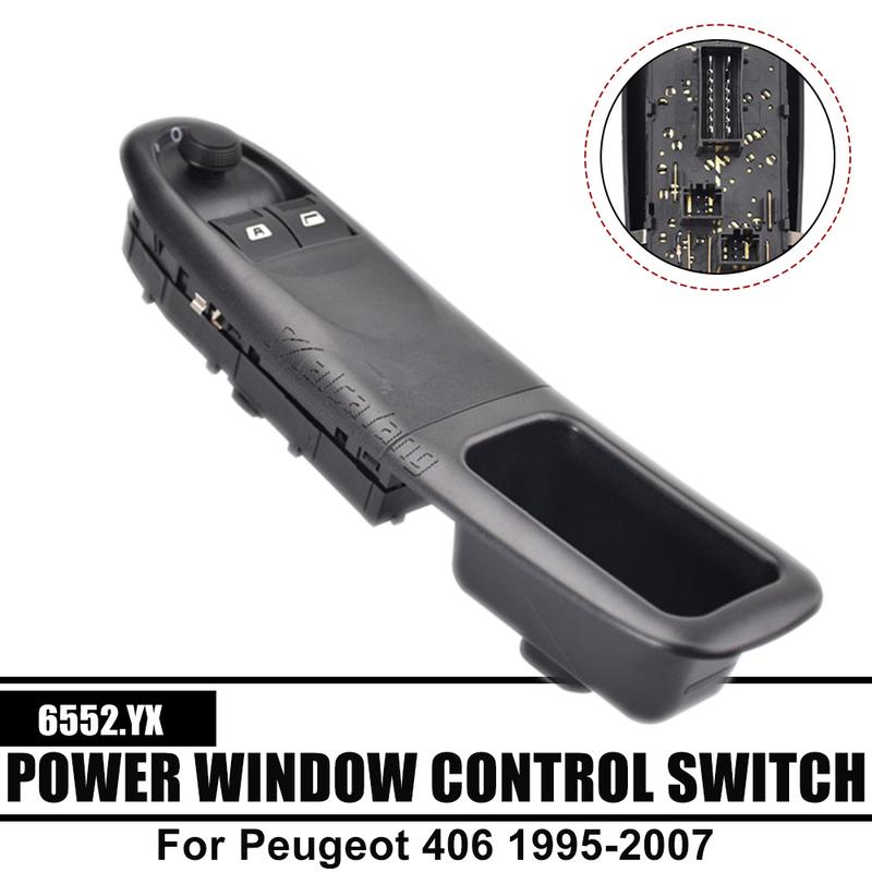 

6552.YX For Peugeot 406 1995 1996 2007 Car Power Window Master Switch Lifter Contrl Button Auto Accessories Orange 6552YX