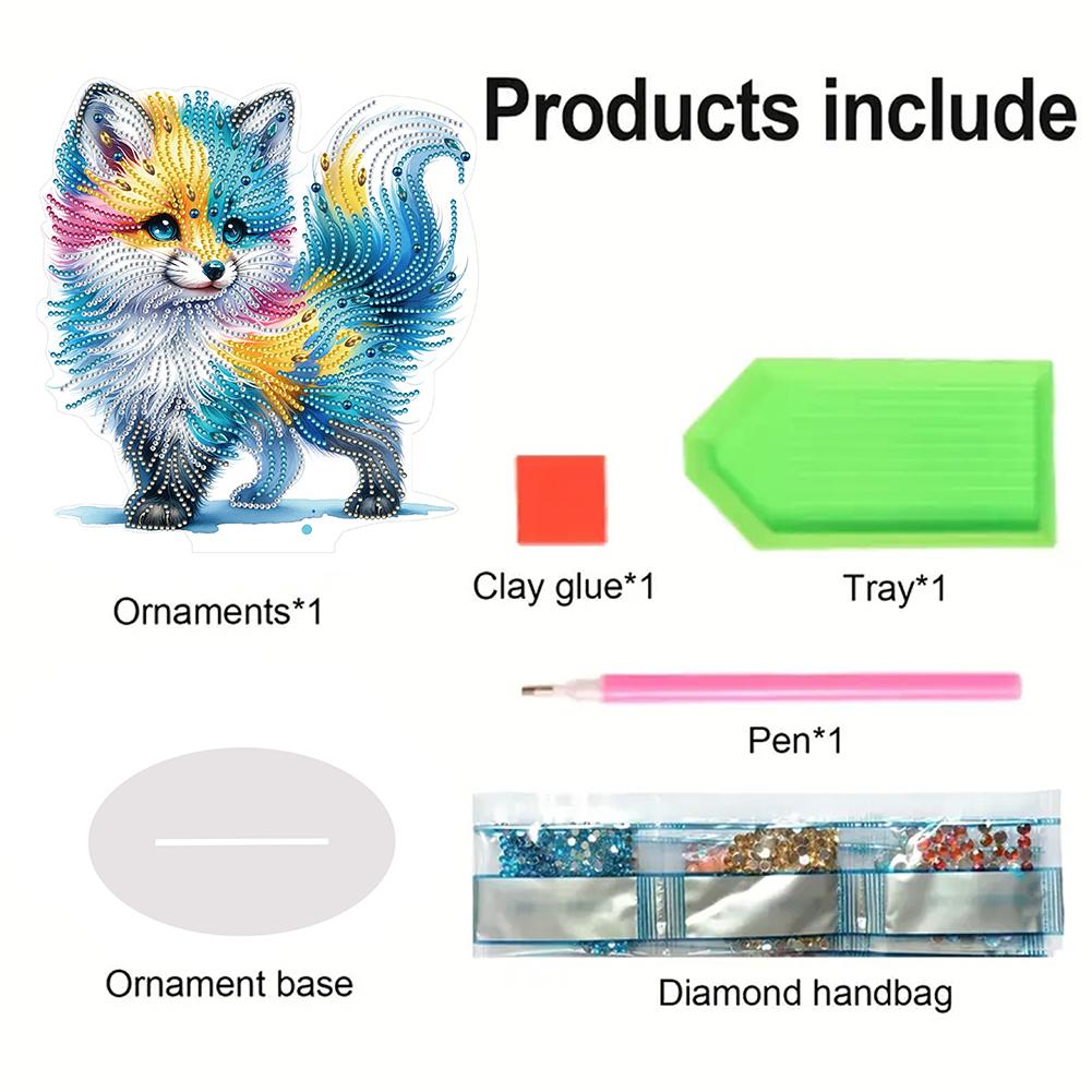 Diamantmalerei-Tischdekorationsset, Desktop-Diamantkunst-Sets, 5D-Diamantkunst zum Selbermachen, Tischdekoration für das Home-Office-Dekor