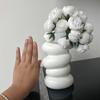 1piece Plastic Spiral Vase Nordic Creative Flower Arrangement Container Decoration