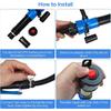 Portable Transfer Pump Battery Operated For Gas, Fuel, Diesel, Water, Gas Siphon Pump For Gasoline 2.4 GPM Flow With 3 Adapters For Cars,
