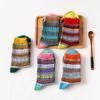 5 Pairs of Female Autumn and Winter Thick Warm Ethnic Rabbit Wool Socks