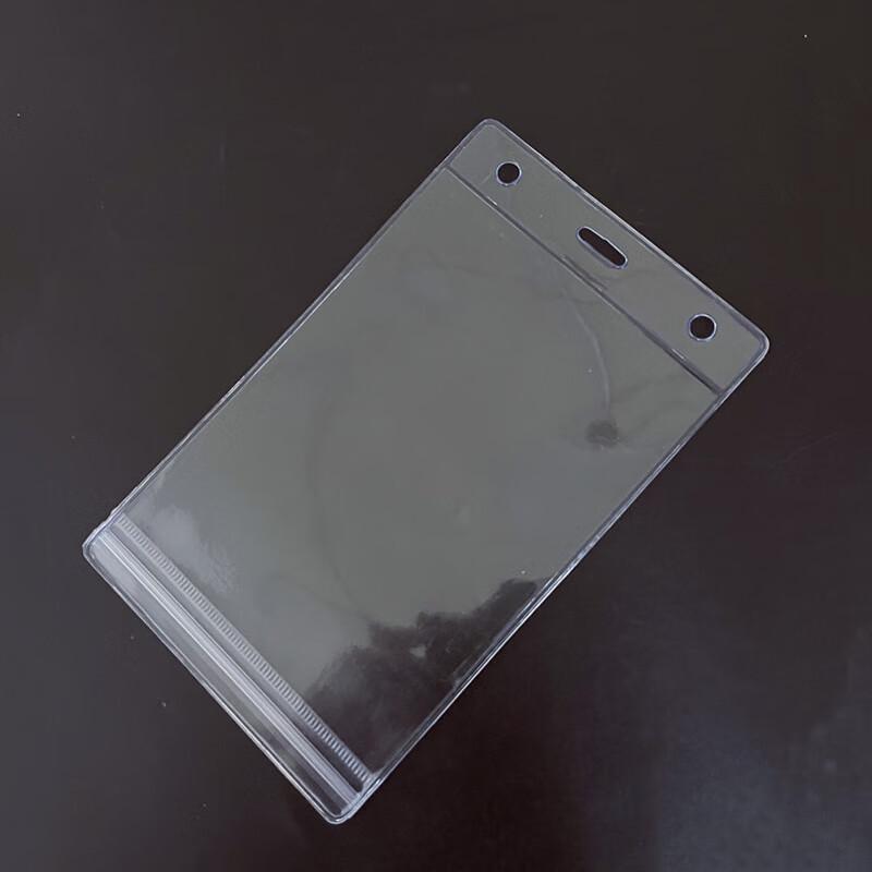 Soft Clear Waterproof ID Badge Holder, 10x13.5cm Insert, 100 Count