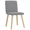 VidaXL Chaises à manger lot de 4 gris clair tissu 3315274