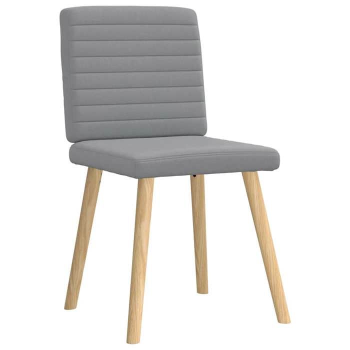 VidaXL Chaises à manger lot de 4 gris clair tissu 3315274