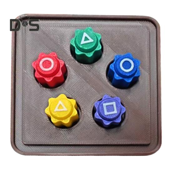 

1 набор из 5 традиционных корейских камешков, игровой набор для улучшения координации рук и глаз, портативный набор сит с шасси Square