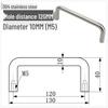 Solid 304 Stainless Steel U-Shaped Cabinet Handle