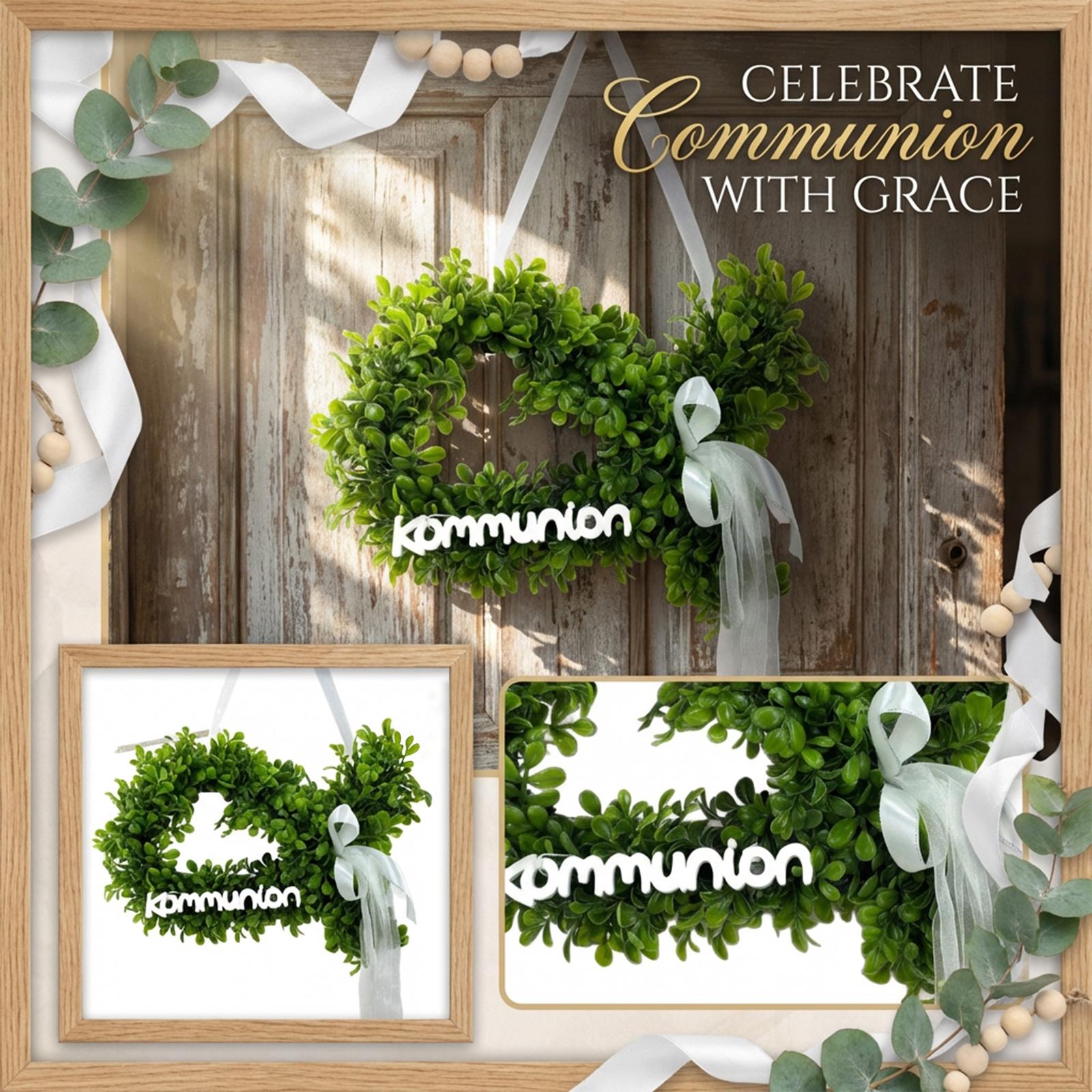 

Fish-shaped Floral Wreath, Simulated Spring And Summer Door Hanging Decoration, Festival Ornament, Dining Table Outdoor Ornament. One Size