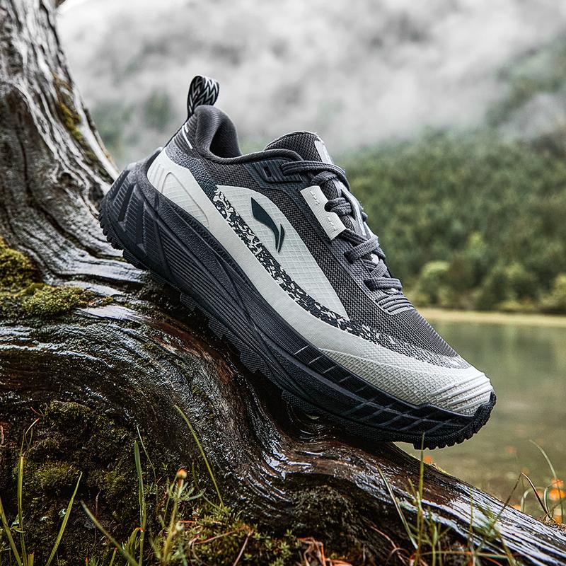 Li Ning Outdoor CF Tracing, Yijie Lite 2.0 Comfortable Abrasion Resistant Support Low top Hiking Shoes Women's AHTU008-4
