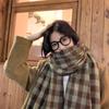 Women's Green Plaid Scarf: Trendy, Versatile, and Warm for 2024 Autumn/Winter