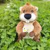 25cm Simulation Wombat Plush Toys Stuffed Wild Animal Beaver Porcellus Mouse Dolls for Baby Kids Children Gifts