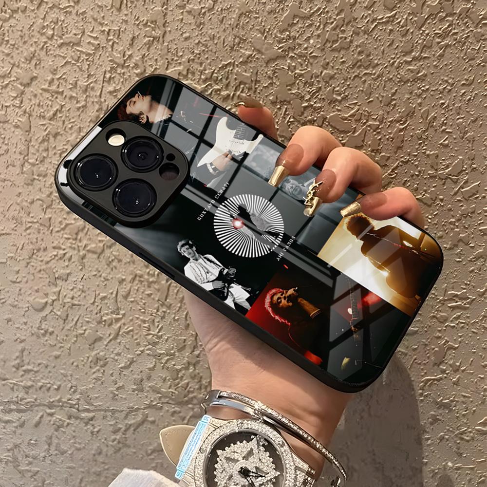 

G-Gustavo Cerati Phone Case For IPhone 15 Pro Max 14 Pro 12 11 13 Mini X XR XS 16 Plus SE Glass Back Cover iPhone15 Pro