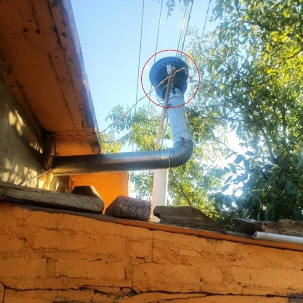 Ventilator Coș 100W 220V Extracție Puternică Fum Aragaze Șeminee Focare Cuptoare Cazane Horn Înlocuiește Ventilator Gaze de Evacuare 12-21Cm