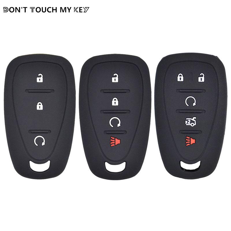 For Chevrolet Cruze Malibu Spark Sonic Impala Equinox Volt Trax Traverse Camaro Remote Fob Shell Cover Silicone Car Key Case
