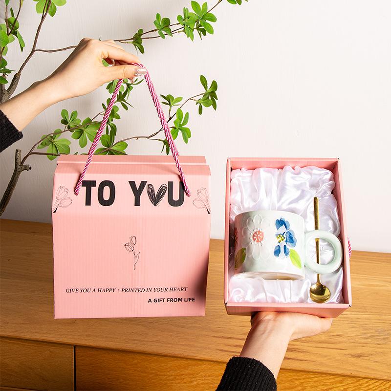 Graduation Gifts To Teachers and Girls Gift Cups Ceramics High Value Practical Gifts Water Cups Souvenirs Tea Cups