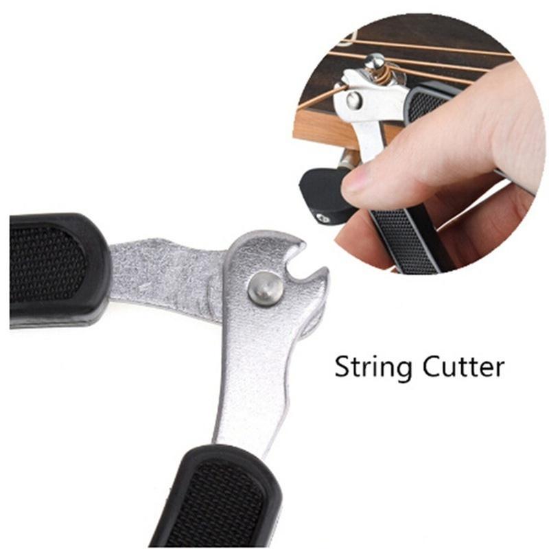 3 In 1 Multifunction Guitar Accessories Guitar Picker  Strings Winder String Pin Puller Cutter Tool