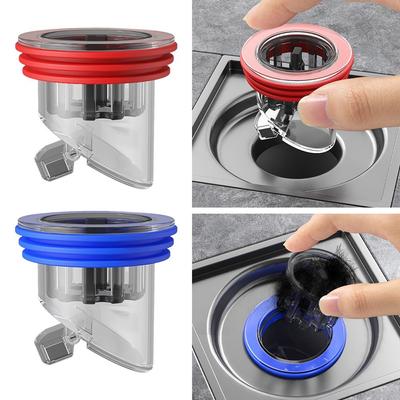 Anti Odor Bathroom Floor Drain Core Colander Insect Prevention Basin Drain Filter Large Outfall Seal Stopper Bathroom Kitchen