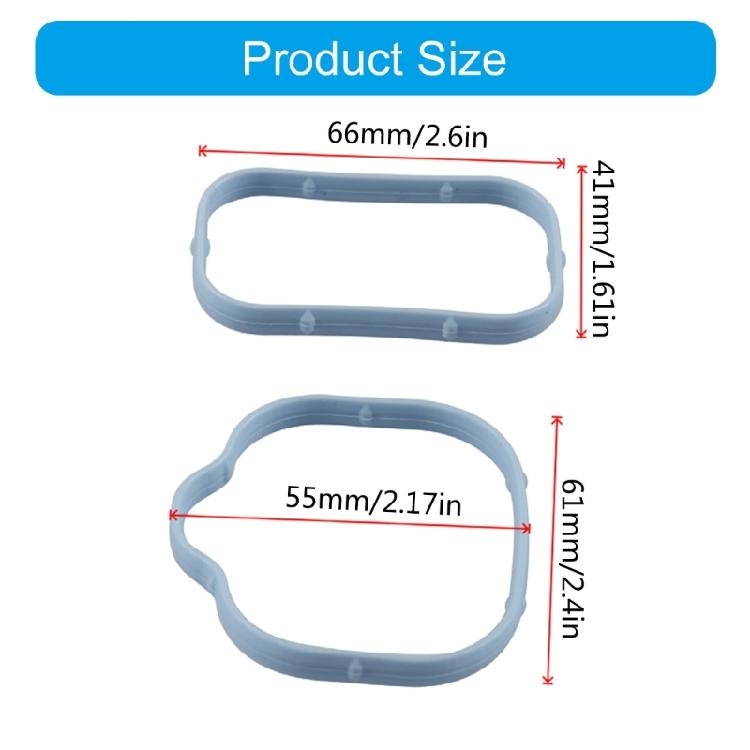 12Piece Engine Intake Manifold Gasket Automotive Sealing Solution Suitable for MS97204 3.6L Corrosion Resistant Designs