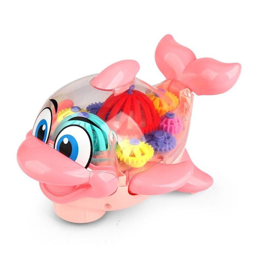 Light Music Light Up Dolphin Toy Electric Simulation Sea Animal Toy  Toddlers  Kids