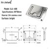 304 Stainless Steel Yacht Hardware Pull Ring Floor Deck Hatch Handle