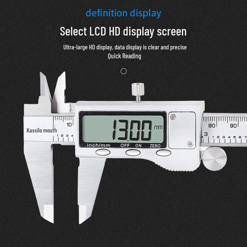 Electronic Digital Vernier Caliper: High-Precision Industrial-Grade Measuring Tool for Depth and Height