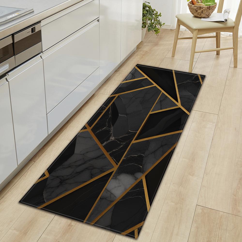 Kitchen Mat Bedroom Non-slip Floor Mat Entrance Door Mat Corridor Living Room Floor Bathroom Door Carpet