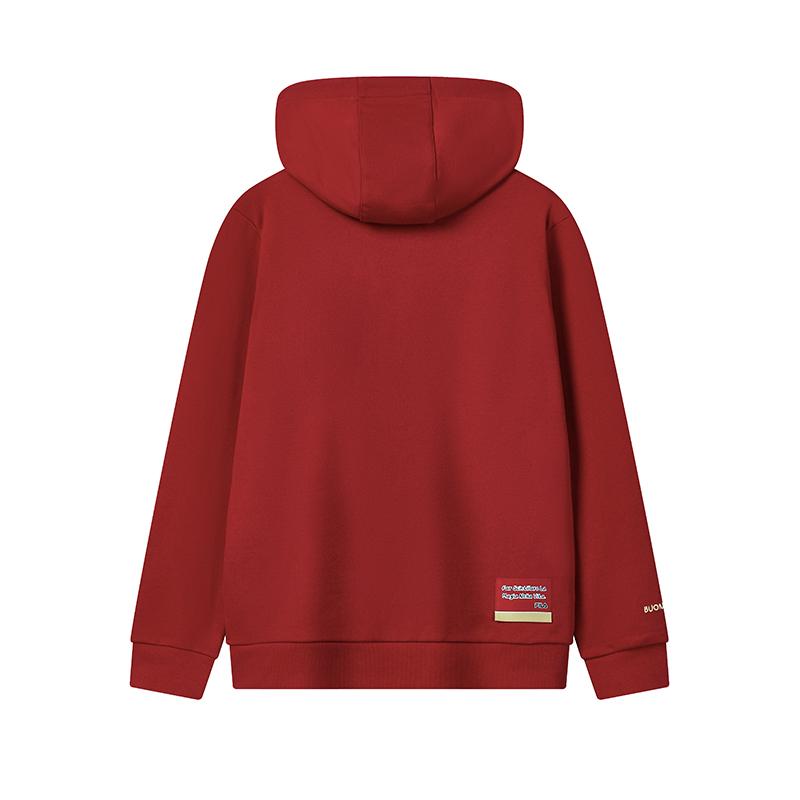 FILA CNY Limited Edition New Year Fashion Trend Classic Retro Sports Casual Versatile Quality Embroidered Cotton Comfortable Soft Hoodie F11U619204FPK