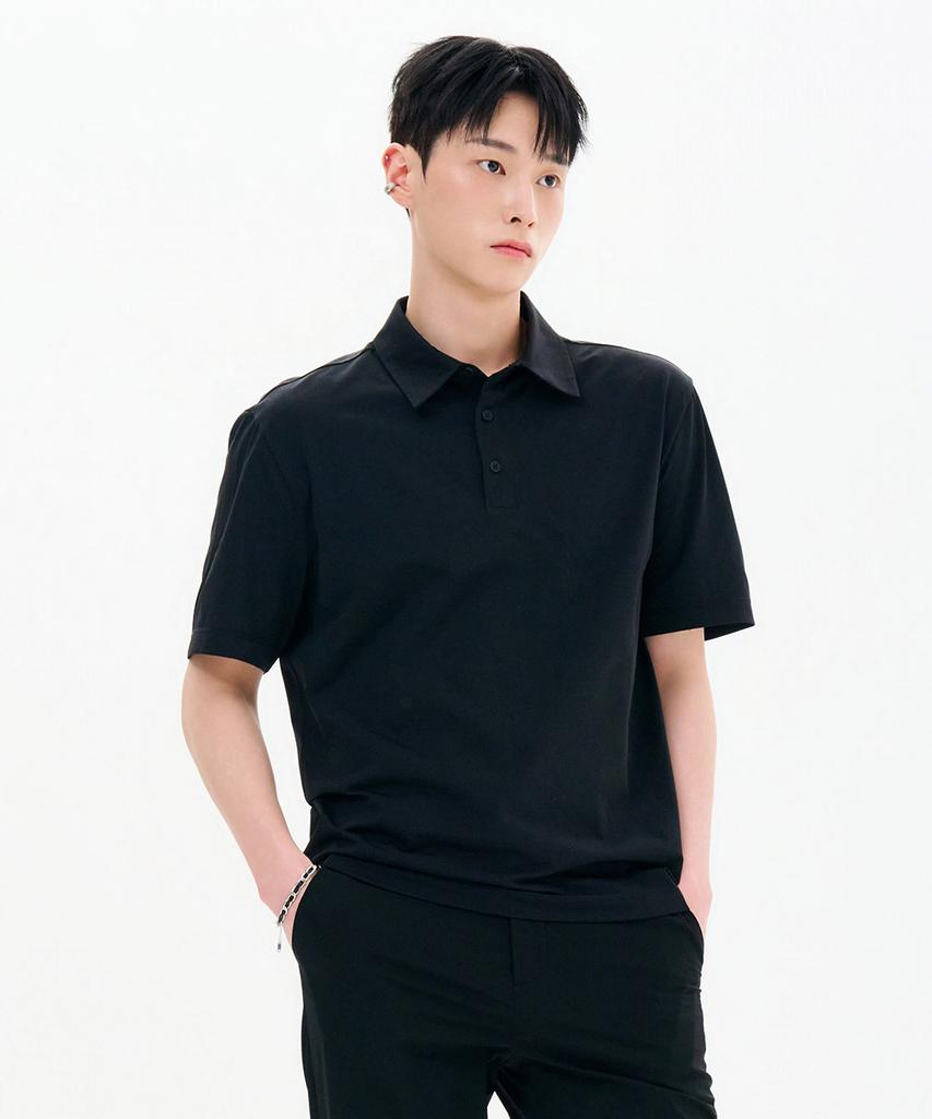 CHASECULT Unisex Cool Collared Short Sleeve Tee-Fcru5714E03