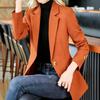 Women's Blazer, Casual Slim Fitted Suit Jacket, High-end Short Blazer for Petite Women, Spring Autumn Outerwear