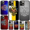 Russia Flag Coat Of Arms Phone Case For iPhone 17 Air 14 15 16 13 12 Cover For Apple iPhone 17 Air 11 Pro Max Plus Coque