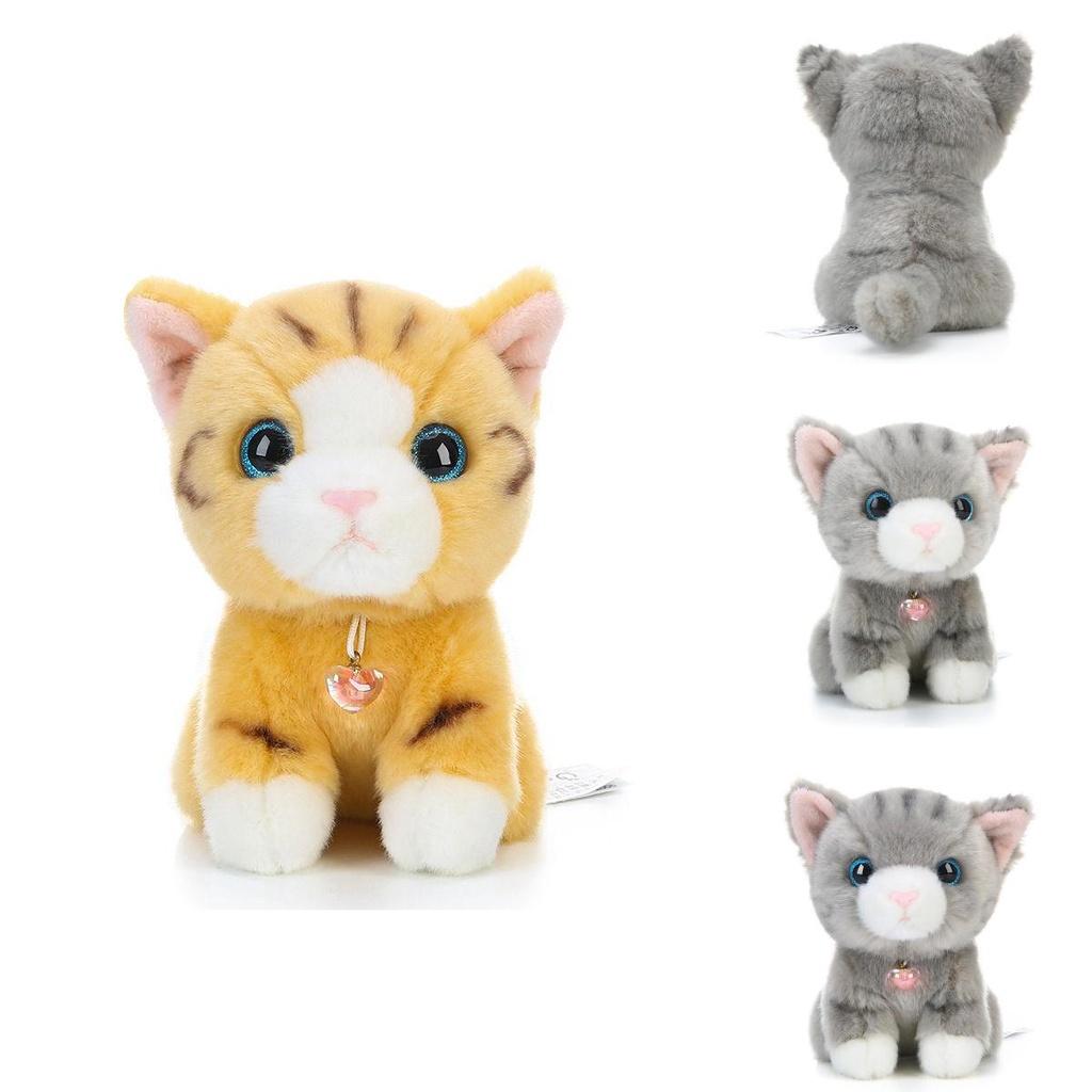 Adorable Simulation Siamese Shorthair Plush Cat Toy For Home And Room Decor