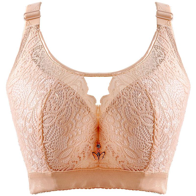 Thin Section Big Bra Fat Ladies Bra Gather Adjustment Type Top Support Spodní prádlo Beauty Back Underwear