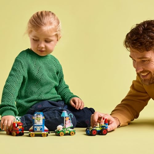 LEGO Disney & Pixar Toy Story Celebration: Train & RC Car Toy, Birthday Gift, Educational Building Blocks, Boys & Girls, Ages 4, 5, 6, Vehicles, Boat,