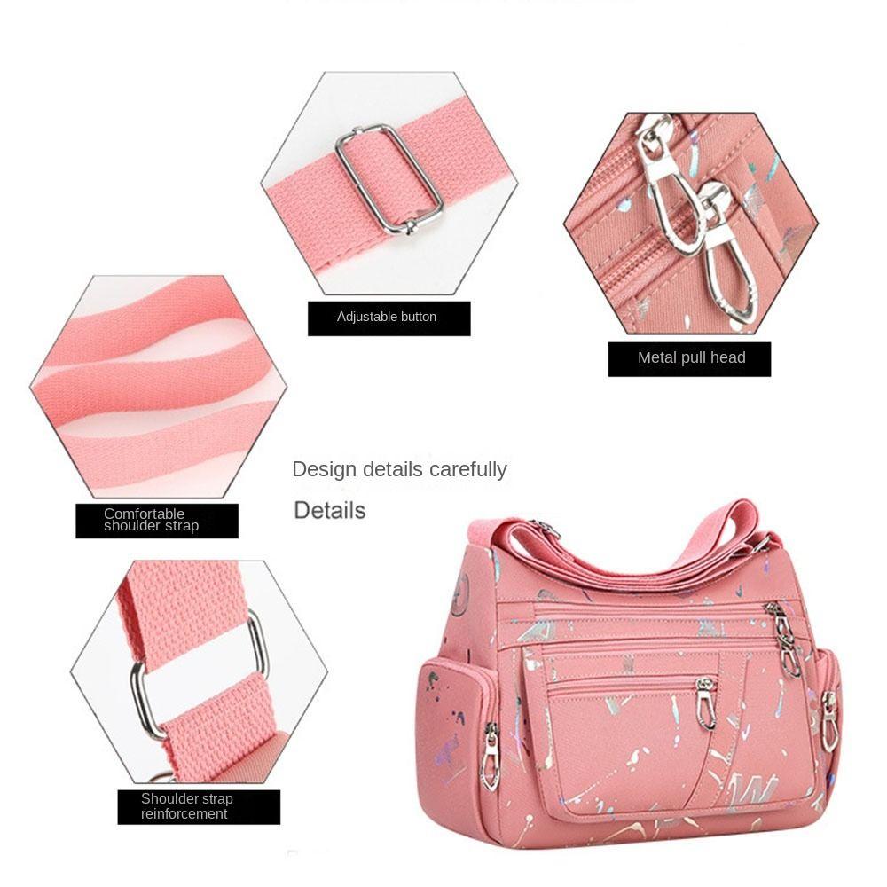 Waterproof Women Shoulder Bag Multifuntional Crossbody Bag Fashion Travel Purse