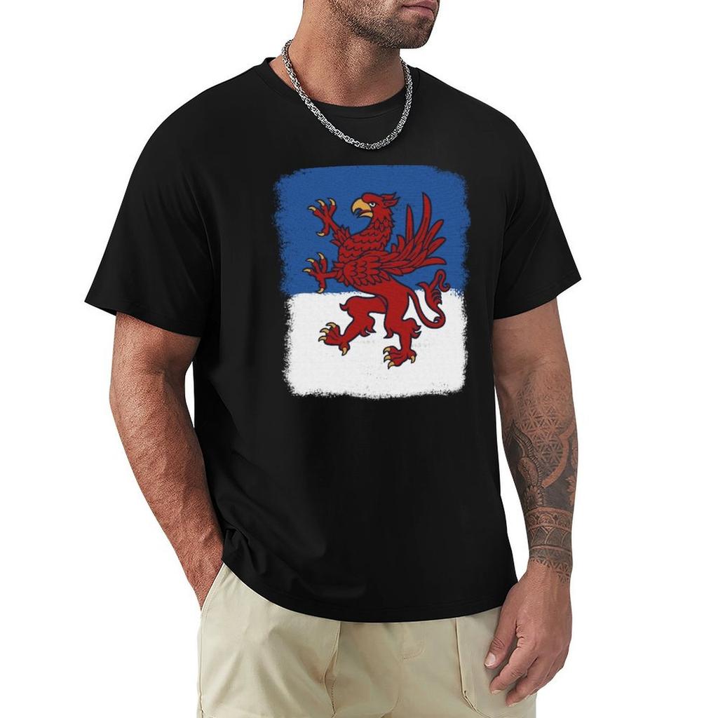 Pomeranian griffin TShirt Fashion Simple Casual Tee Shirt