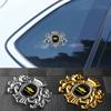 3D Metall Lejon Krona Emblempatch Bilklistermärken Dekorationsaccessoarer Dekal För Silverado Trailblazer Suburban Traverse