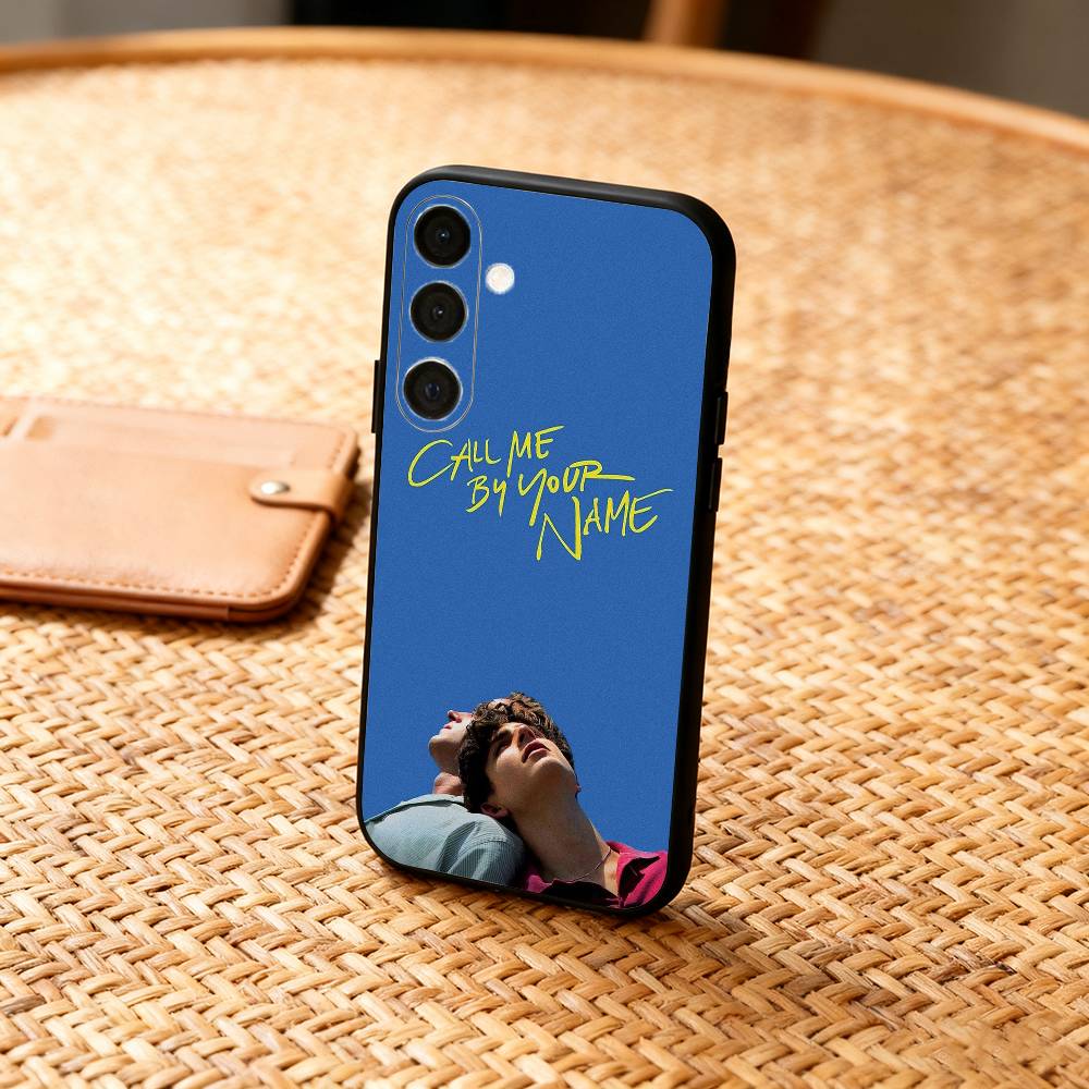 Movie C-Call Me B-By Your Name  Phone Case For Samsung  A73,72,71,53,52,51,22,91,80, Soft Black Cover Samsung a12