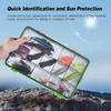 Tackle Box Waterproof Fishing Storage Lure Box Adjustable Blade Monolayer Tool Box For Freshwater Saltwater