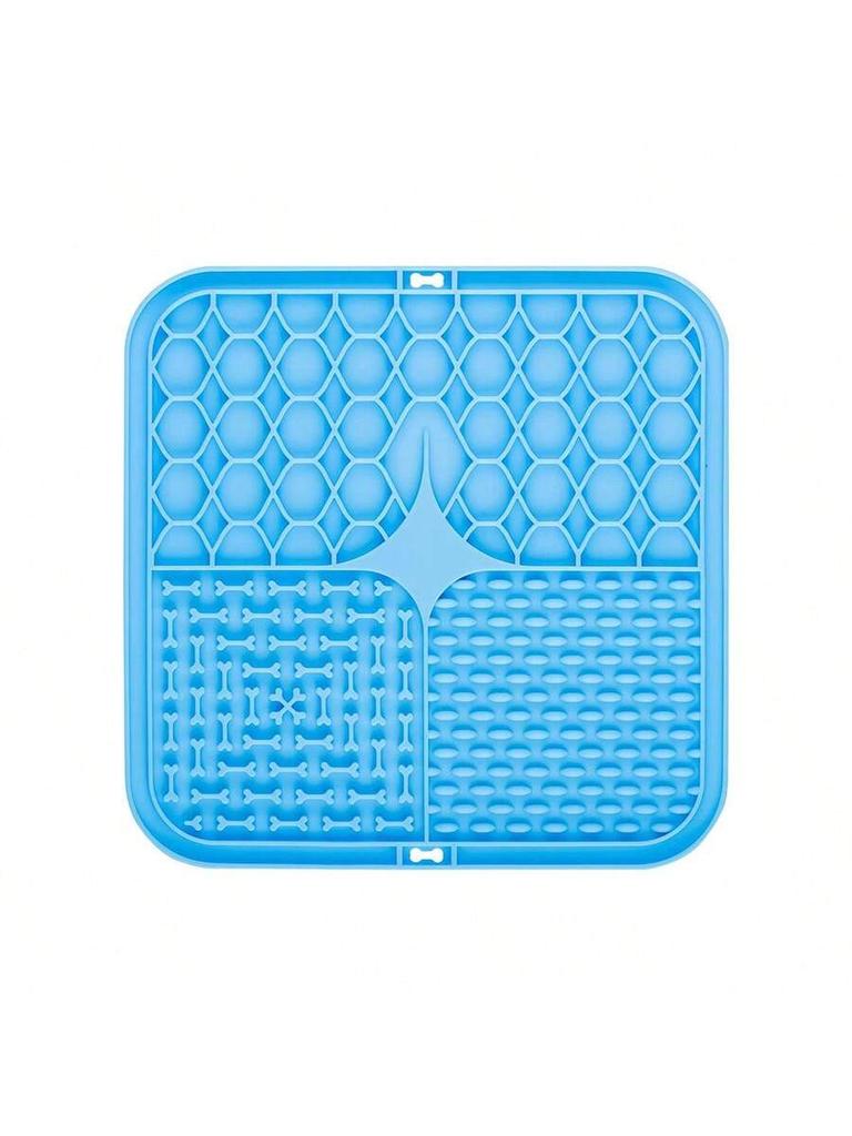 Pet Licking Plate, Slow Food Plate, Licking Pad, Silicone Pet Slow Food Tableware Bowl, Suction Cup, Dog Licking Pad, Slow Food Anti-Choking Pad