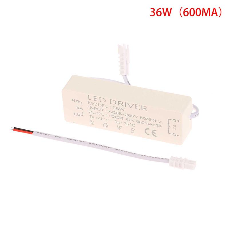 Led Driver 300Ma 1-3W 3-5W 4-7W 8-12W 12-18W 18-25W 25-36W 20/30/36W Led Power Supply Unit Ac85-265V Led Lighting Transformers