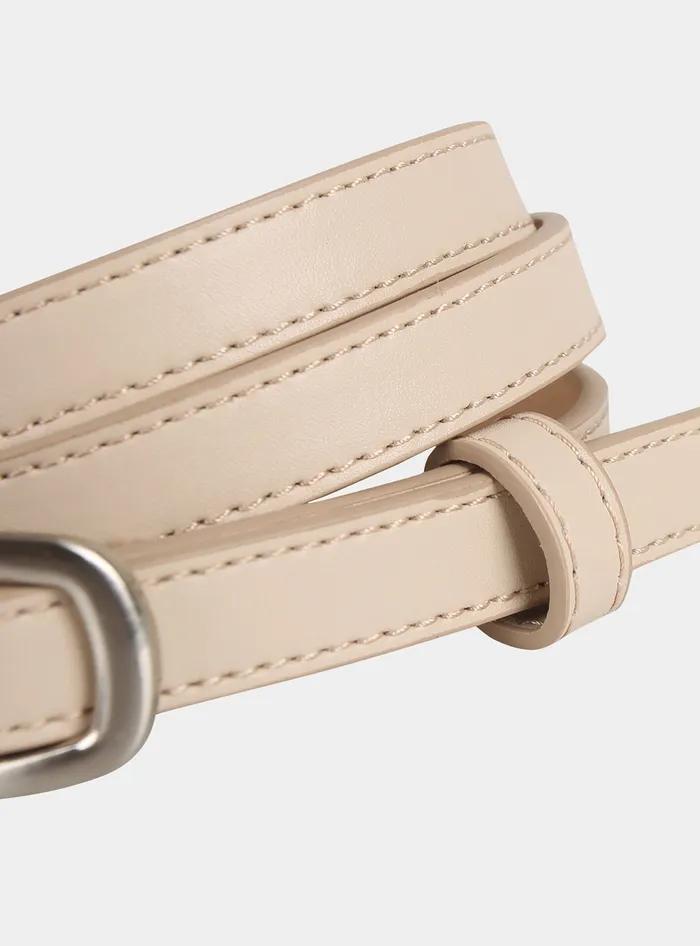 Synthetic Leather Women's Slim Square Belt (HPAUUEA904 RE) HPAUUFA904